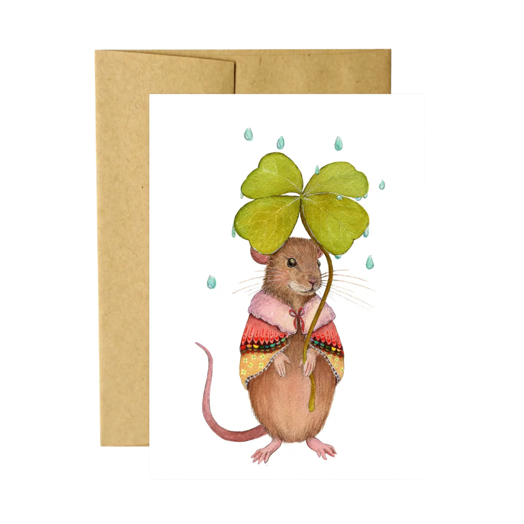Lucky Martin Greeting Card