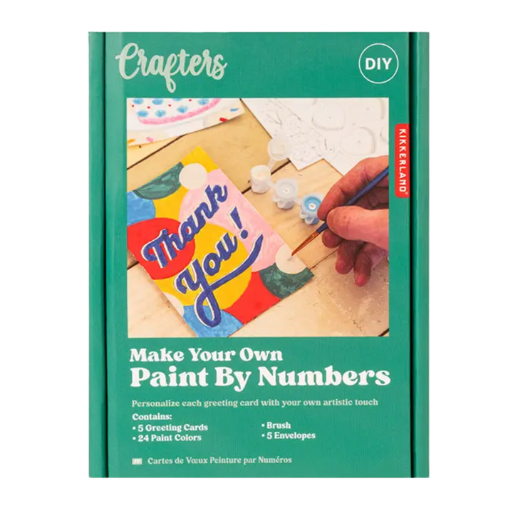 Crafters Paint by Numbers Greeting Cards