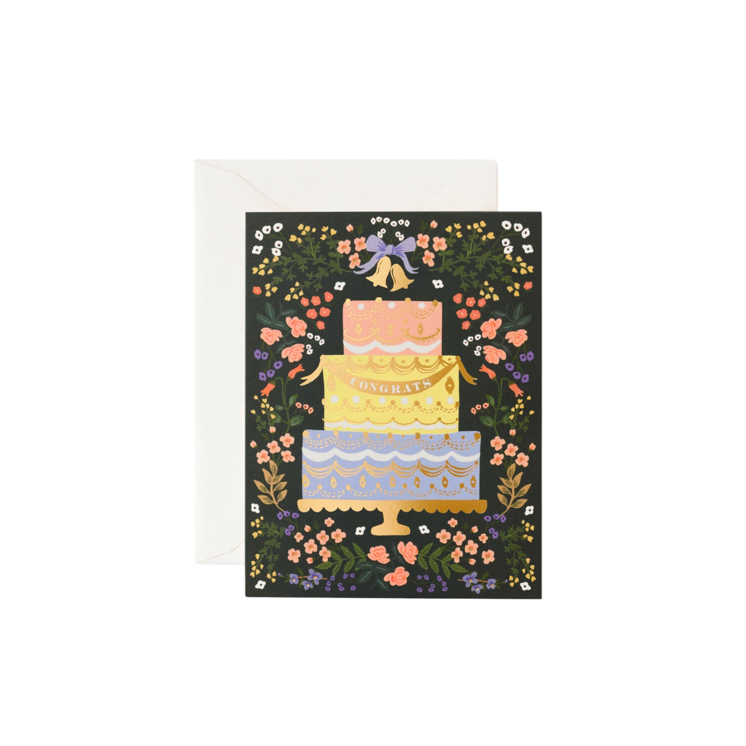 Woodland Wedding Cake Card