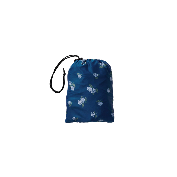 Ditsy Hydrangea Packable Rain Poncho