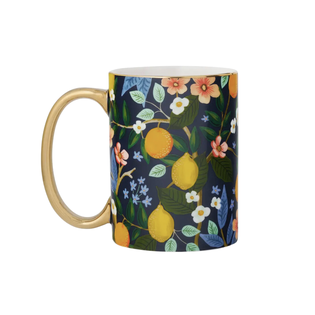 Citrus Grove Porcelain Mug