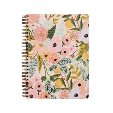 Garden Party Pastel Spiral Notebook
