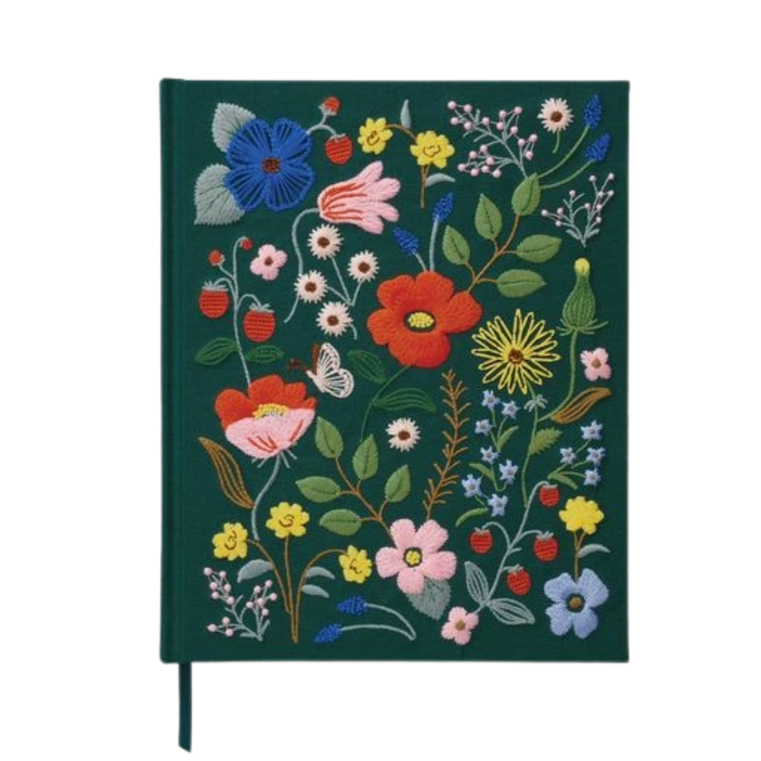 Strawberry Fields Embroidered Sketchbook