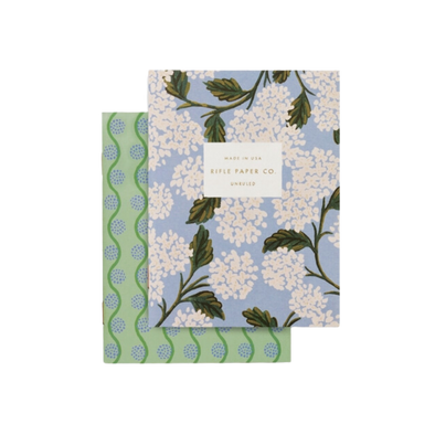 Hydrangea Pair of Pocket Notebooks