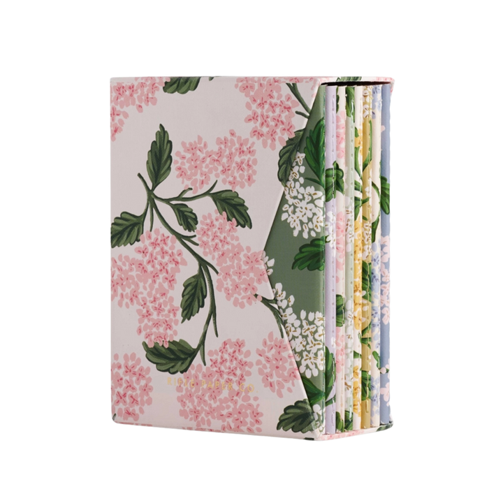 Hydrangea Pocket Notebook Boxed Set