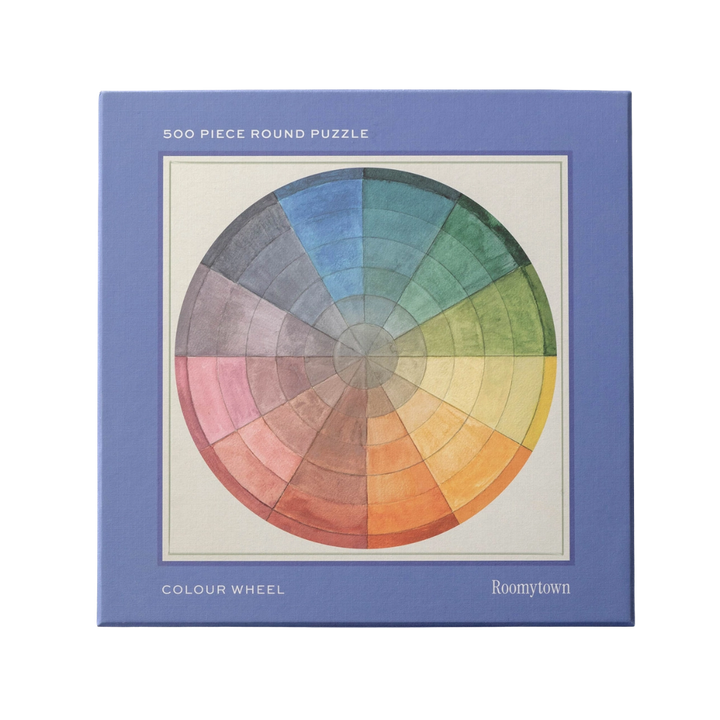 500-Piece Round Jigsaw Puzzle - Colour Wheel