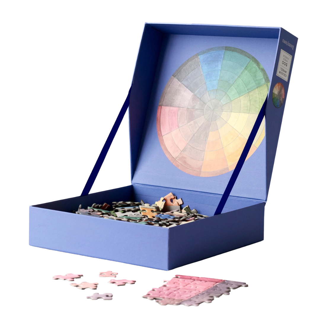 500-Piece Round Jigsaw Puzzle - Colour Wheel