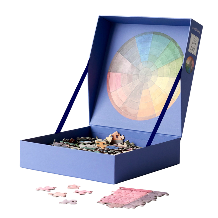 500-Piece Round Jigsaw Puzzle - Colour Wheel