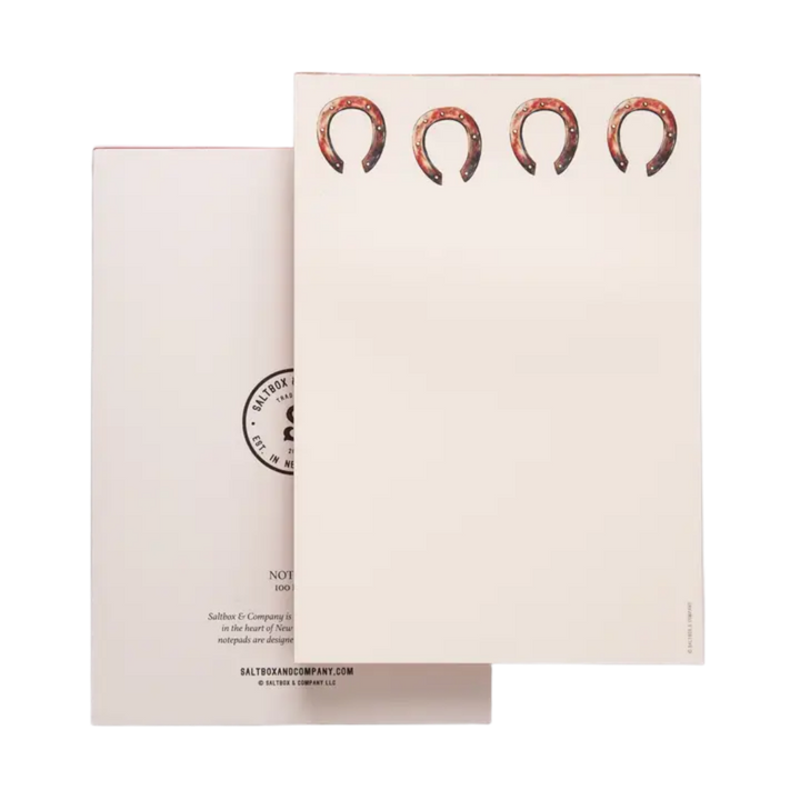 Horseshoes notepad