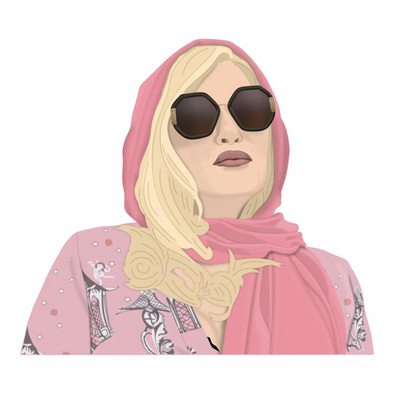 Jennifer Coolidge The White Lotus Sticker