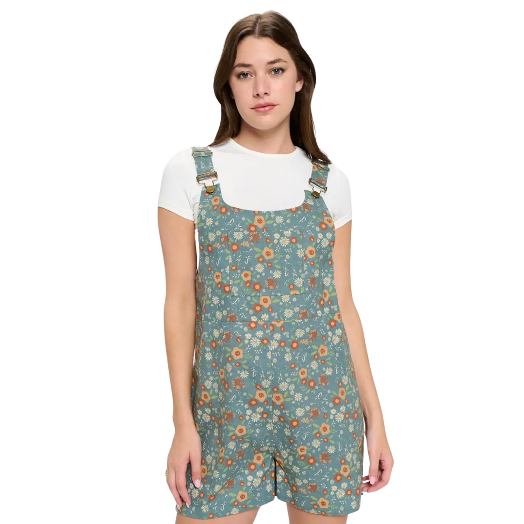 Floral Daisy Dreams Shortalls