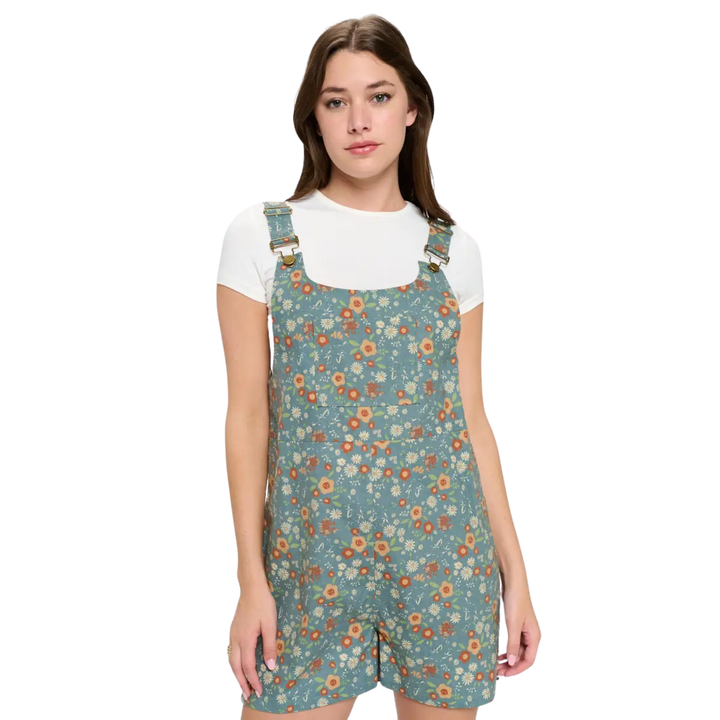 Floral Daisy Dreams Shortalls