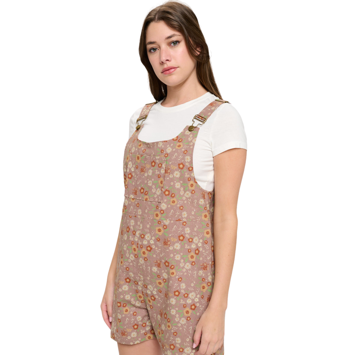 Floral Daisy Dreams Shortalls