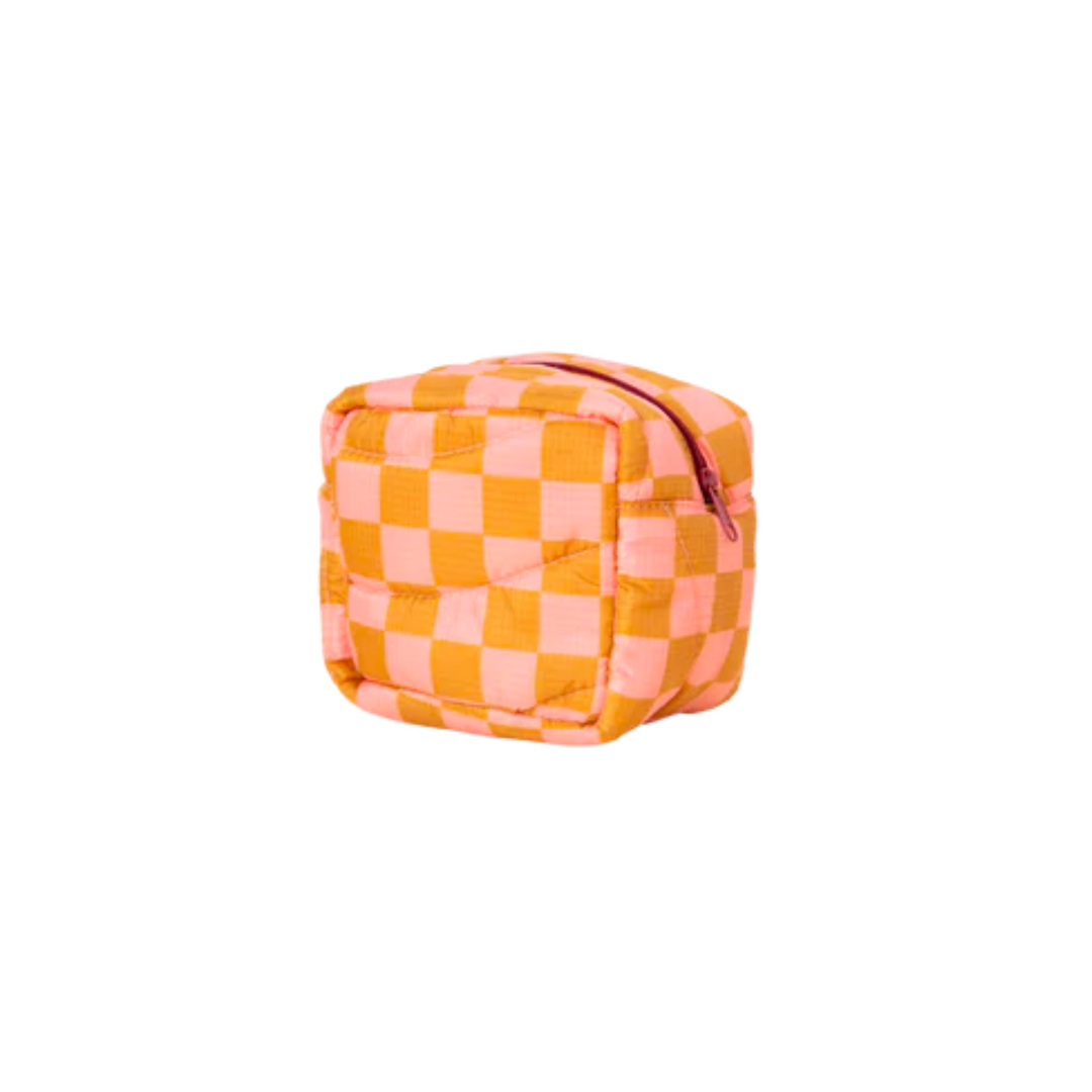 Checkered Puffy Mod Pouch
