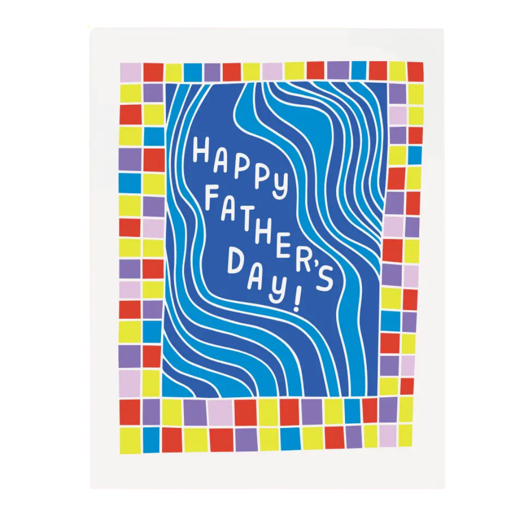 Wavy Dad Card