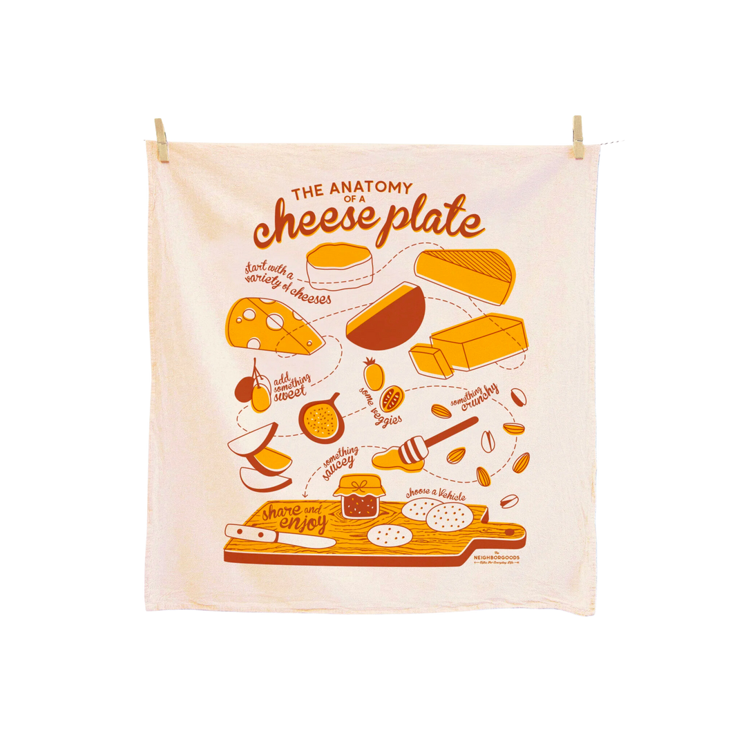 Cheese Plate Dish Towel