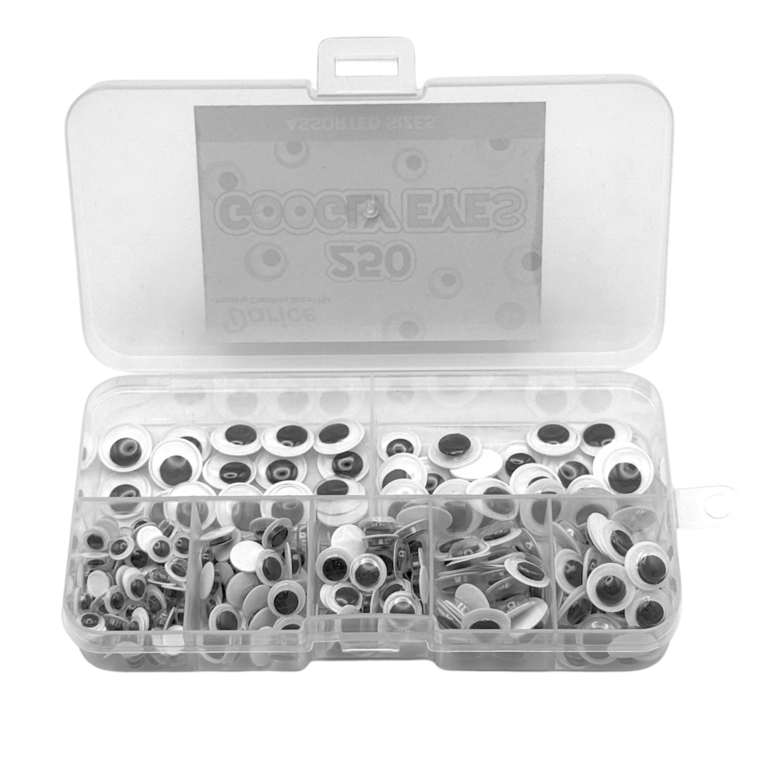 250 Piece Assorted Googly Eyes