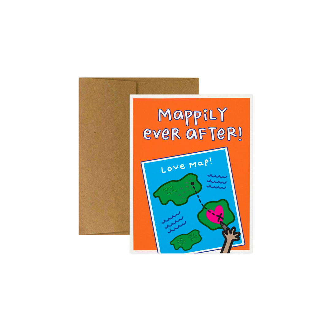 Mappily Ever After Card