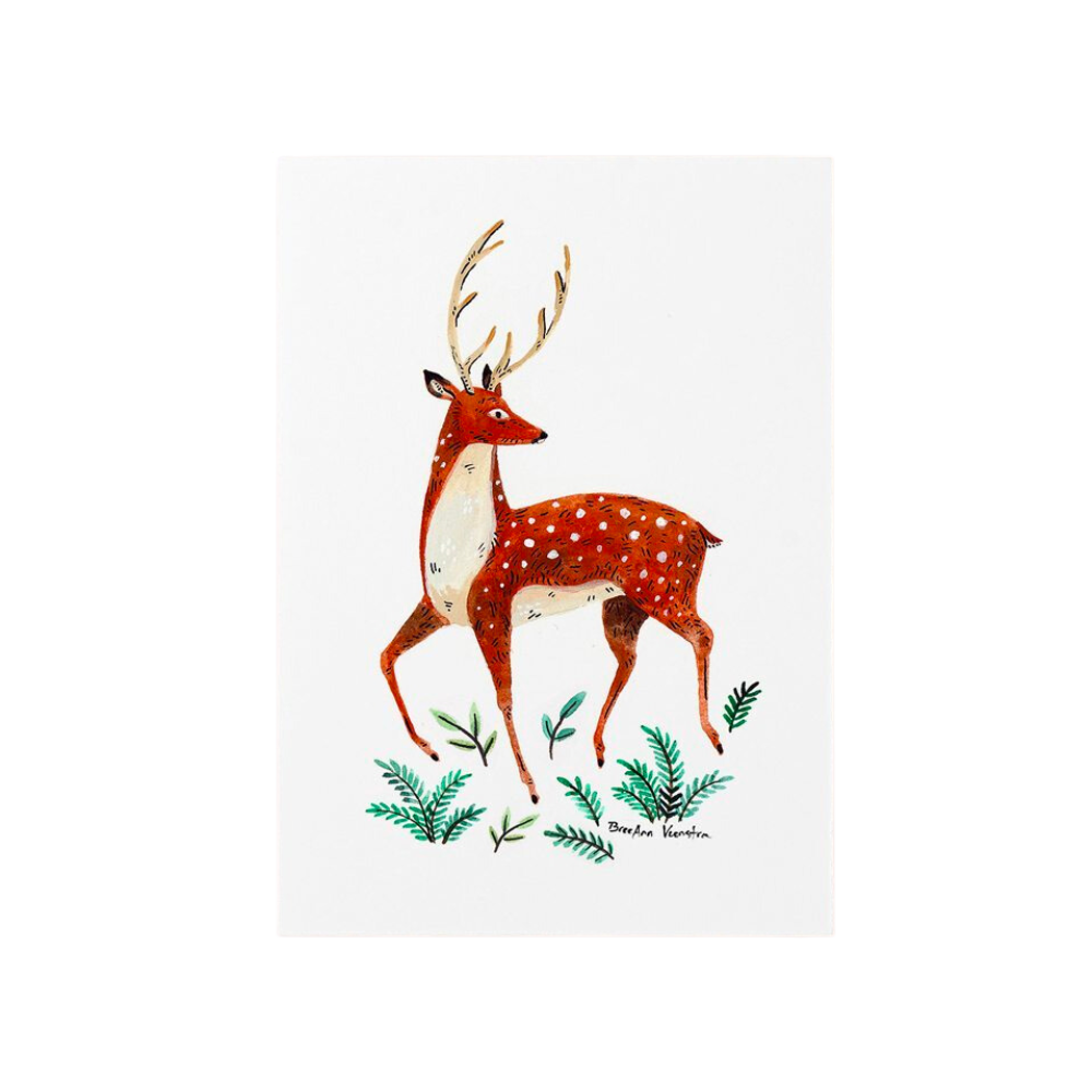 Deer Art Print 5x7