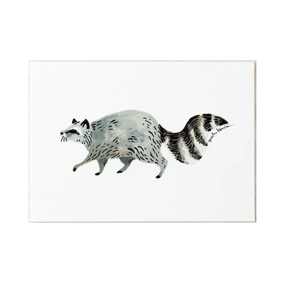 Raccoon Art Print 5x7