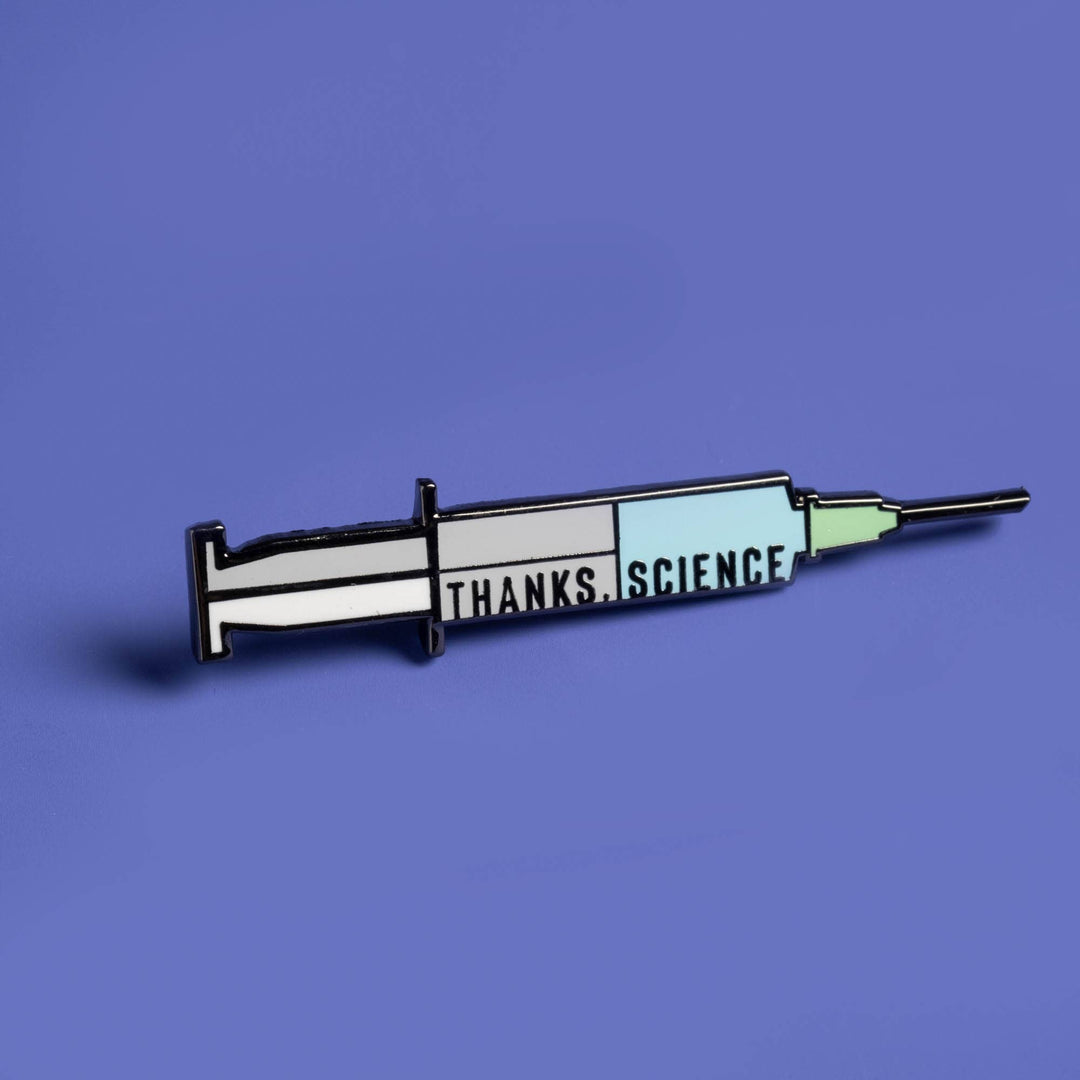 Thanks, Science - Vaccine Pin