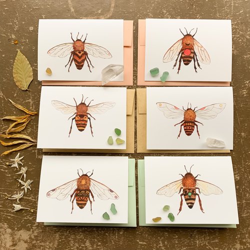 Bees - Greeting Card Pack