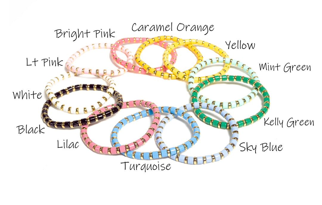 Dream in Color Enamel Bracelets
