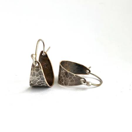 Silver Wide Hoops - Small