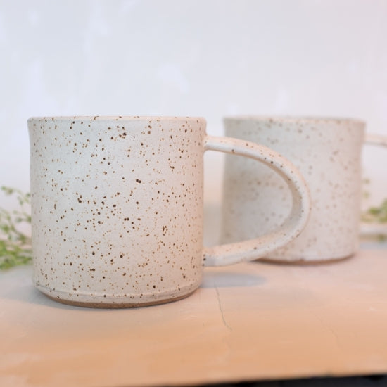 Speckled White Camp Mug