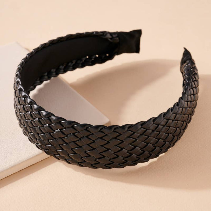 Braided Leather Headband