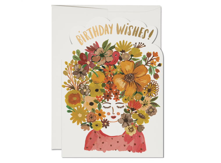 Happy Birthday Floral Hair