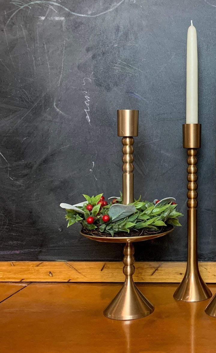 Small Brass Pedestal