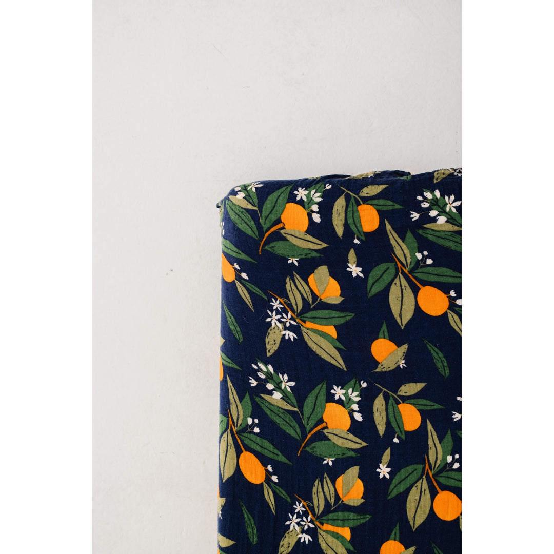 Orange Blossom Crib Sheet