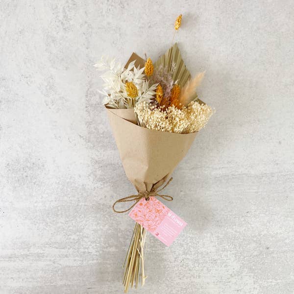 Natural Wrapped Floral Bouquet
