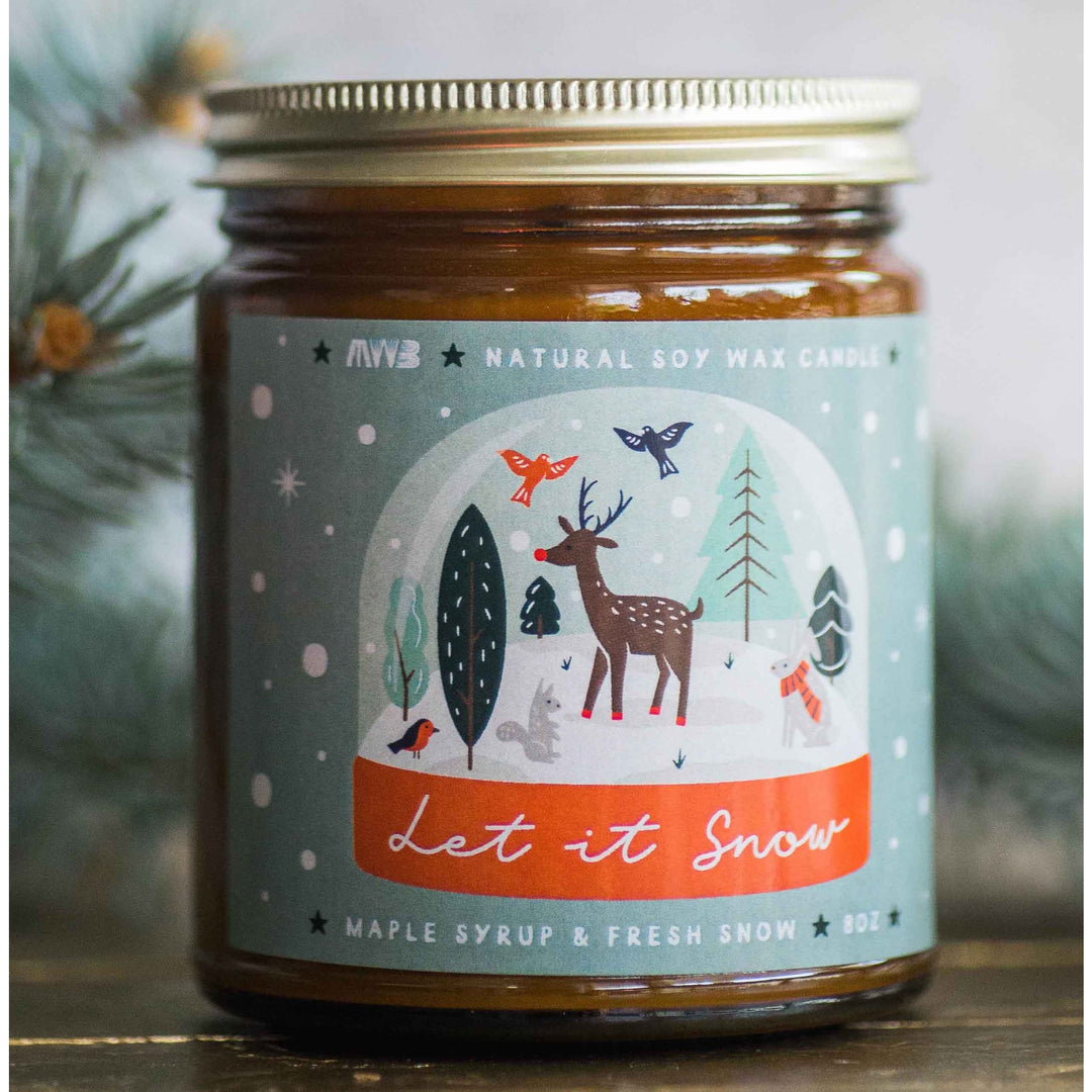 Let It Snow Soy Candle