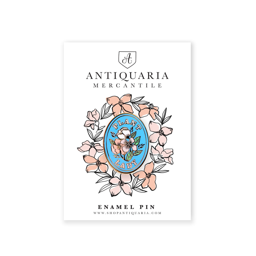 Plant Lady Enamel Pin