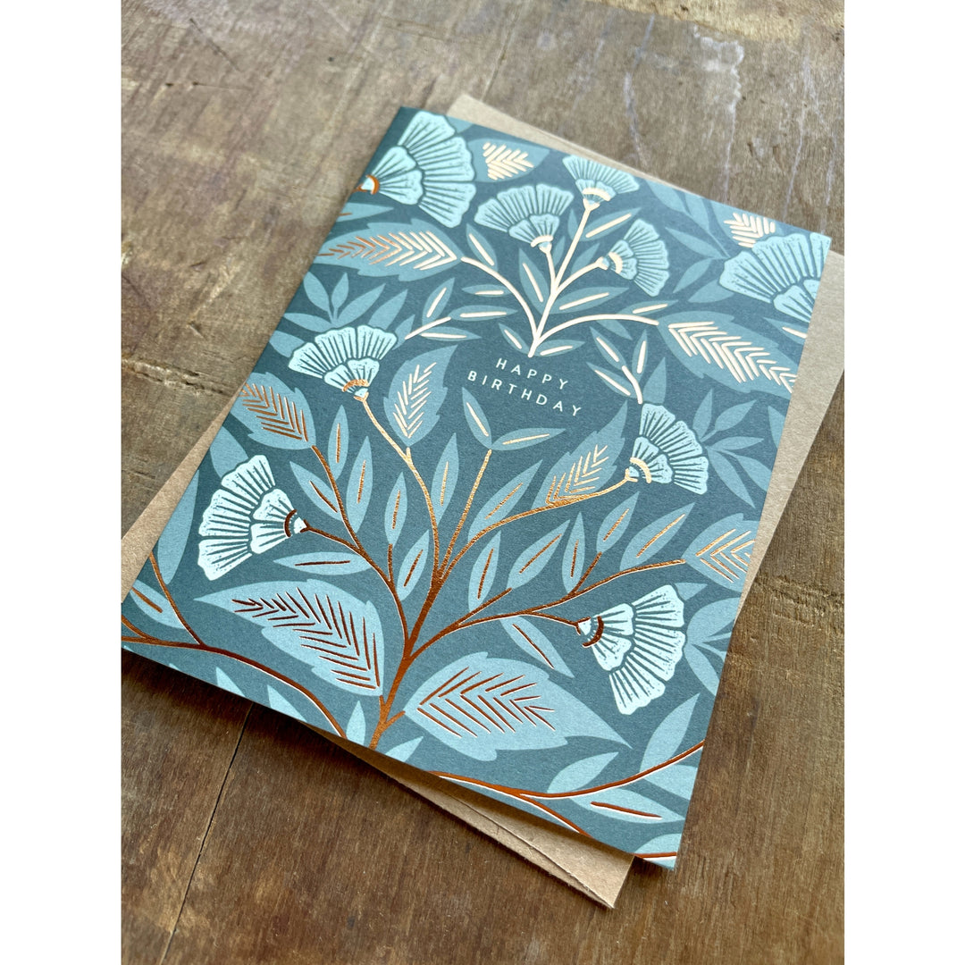 Happy Birthday Foil Stamped Card