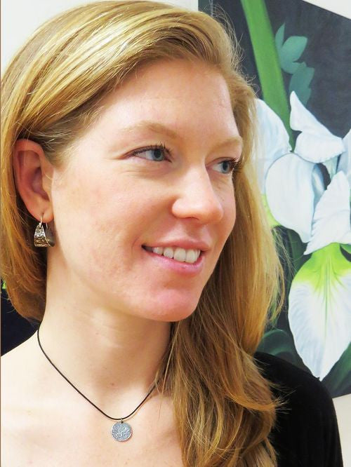 Silver Wide Hoops - Small