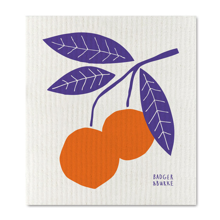 Orange Sponge Cloth