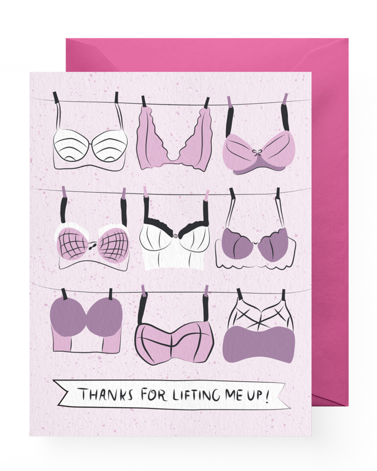 Bra Thank You Card