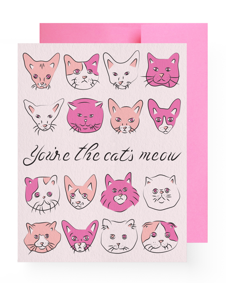 You're the Cat's Meow Card