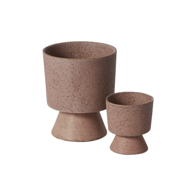 Blush Pink Footed Pot
