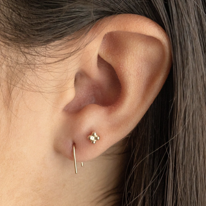 Small Paperclip Threader Earrings