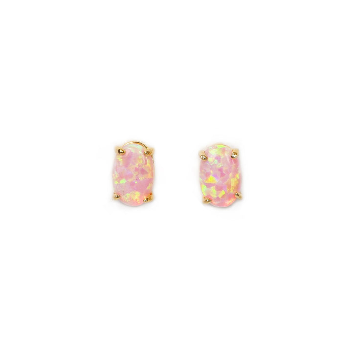 Opal Stud Earrings