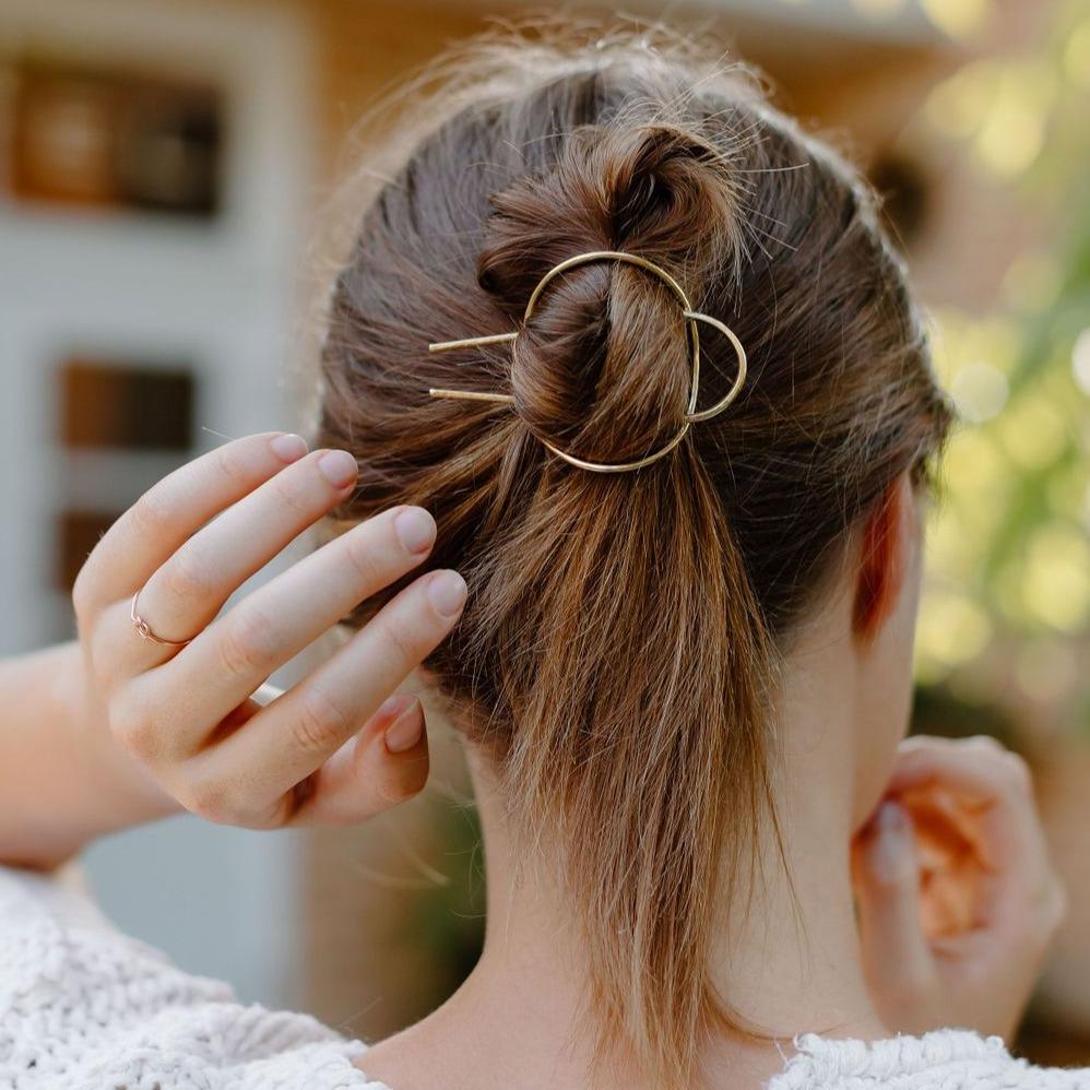 Oval Cuff Hair Slide