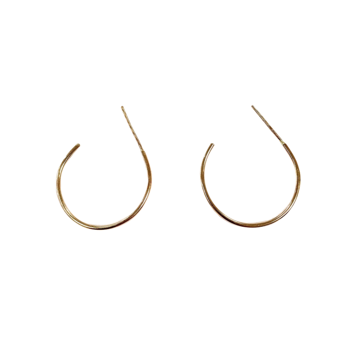 Small Hoop Stud Earrings