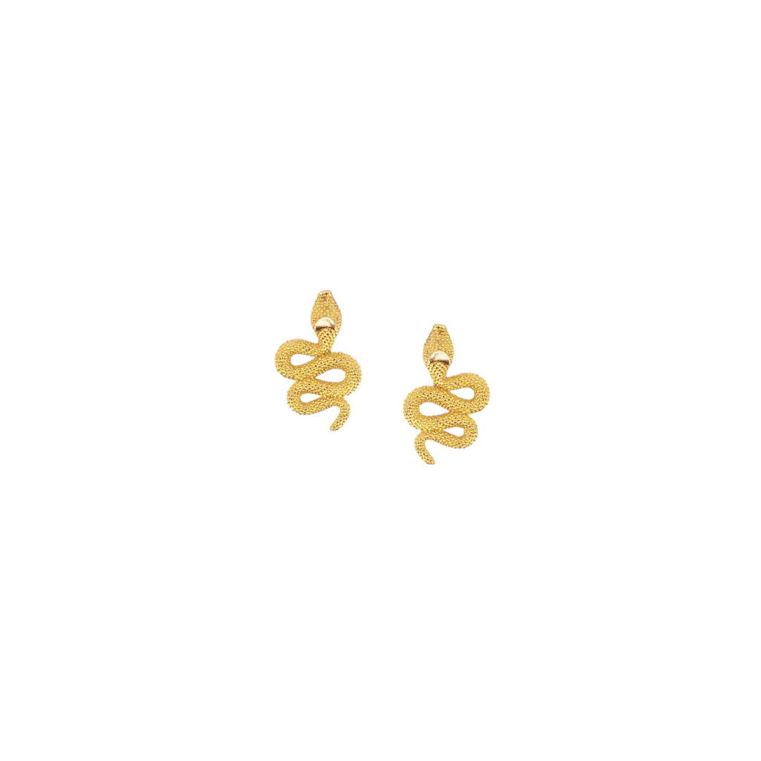 Snake Post Earrings