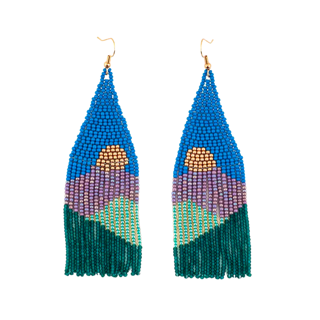 Vista Beaded Fringe Earring