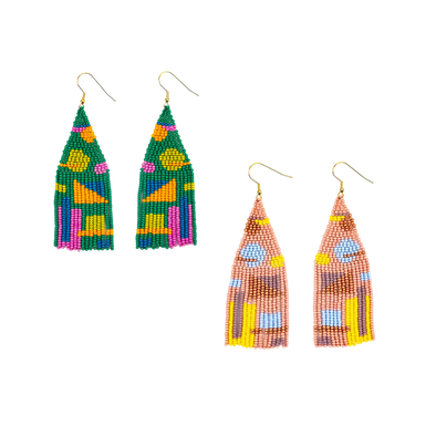 Shapes Fringe Earrings