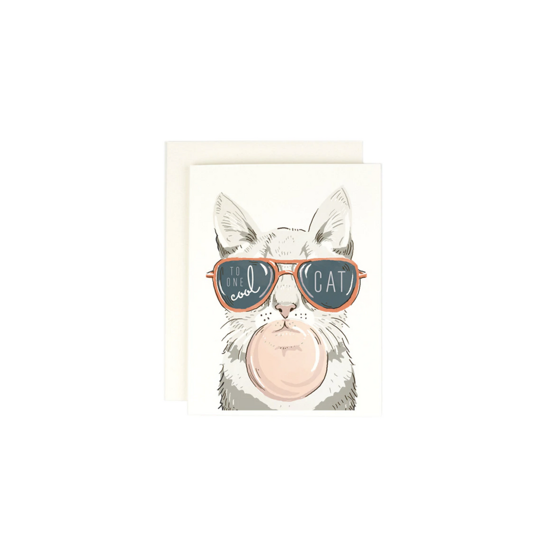 One Cool Cat Greeting Card
